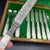 White Late 20th Century Mother of Pearl Handled Dessert Serviced for 6 w/ oak box English Manor - 12 pcs For Sale - Image 8 of 11
