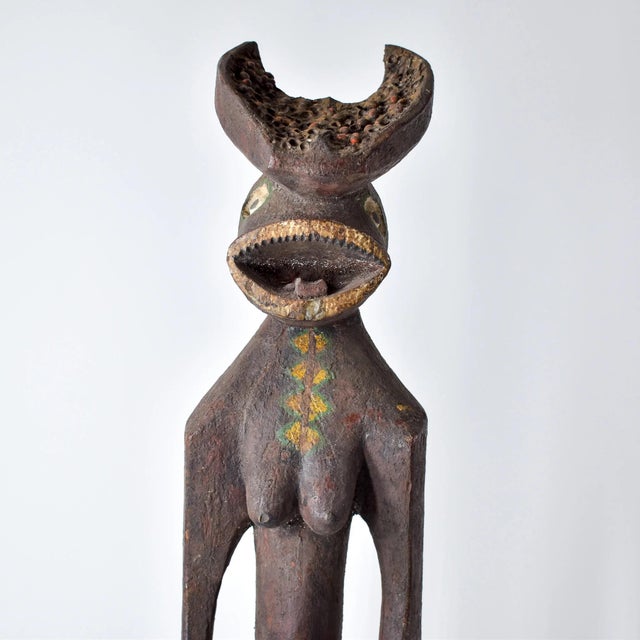 African Early 20th Century Mama Mangam Female Fetish Figurine Nigeria For Sale - Image 3 of 17