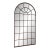 Restoration Hardware Palladian Arched Windowpane Mirror For Sale