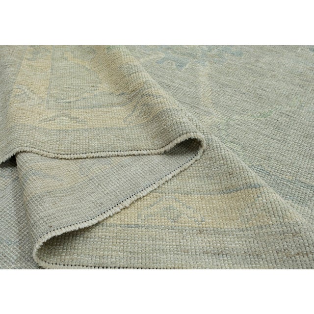 Black Turkish Oushak Rug 12'5" x 15'6" #18512 For Sale - Image 8 of 8