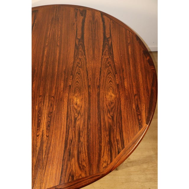 Scandinavian Extendable Dining Table in Rosewood by VV Moble, 1960 For Sale - Image 15 of 18