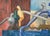 1960s Factories - Industrial Landscape in Oil on Linen by Doris Lyons Hoover For Sale - Image 5 of 10