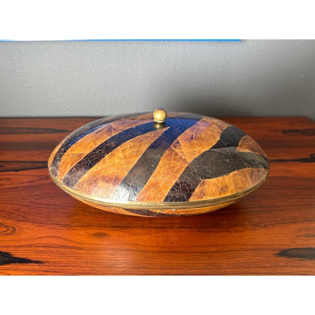 Shell Maitland Smith Jewelry Box For Sale - Image 7 of 12