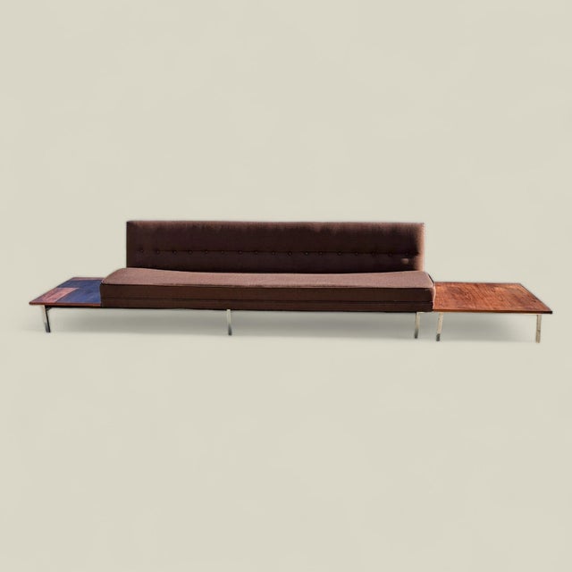 Mid-Century Modern George Nelson for Herman Miller Mid-Century Sofa System With Side Tables For Sale - Image 3 of 15