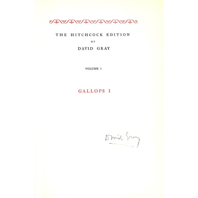 "Gallops I, 2 & Mr. Carteret" 1929 Gray, David For Sale - Image 4 of 11