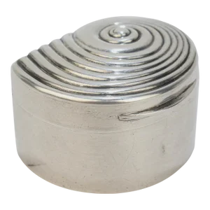 Vintage Early 19th Century Matthew Linwood Gilt Georgian English Sterling Silver Seashell Form Box