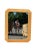 Metal 1980s Karl Springer Style Modern Faux Bamboo and Brass Hanging Wall Mirror For Sale - Image 7 of 8