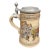 Early 20th Century Classically-Decorated German Beer Stein With Ornamented Pewter Lid For Sale