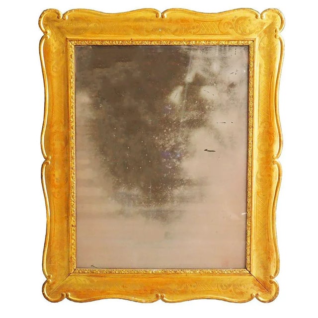 Antique Gilded Mirror, 1800s For Sale - Image 4 of 5