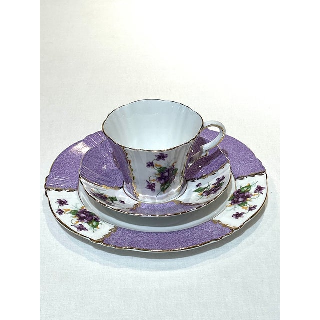 6 Sets of Vintage Tea Cups, Saucers, and Plates For Sale - Image 9 of 18