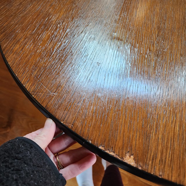 Wood 1960s Herman Miller Eames Round Walnut Coffee Table With Aluminum Base – Mid-Century Modern For Sale - Image 7 of 13