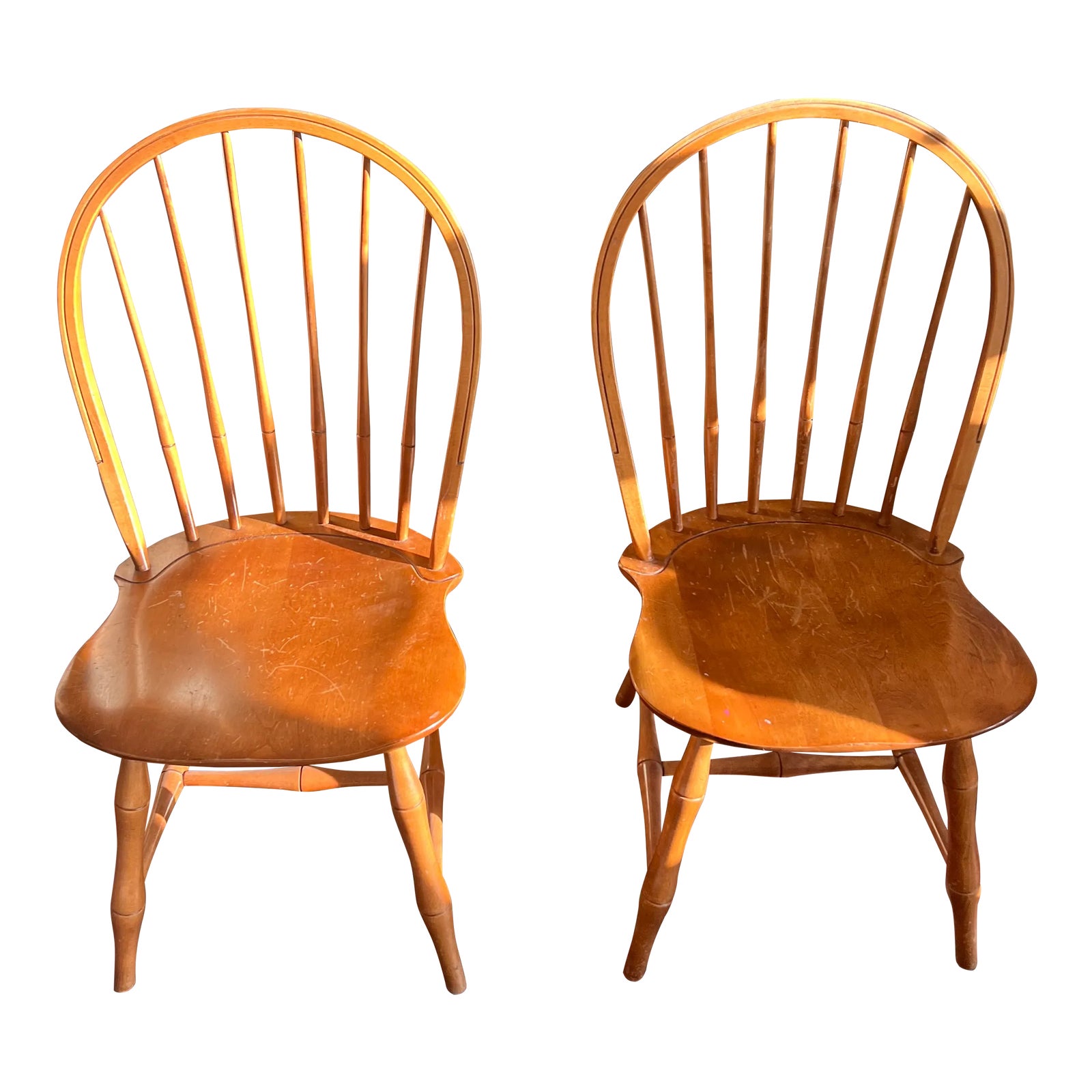 Nichols & Stone Windsor Chairs Set of 2 Chairish