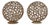 Decorative Horseshoe Spheres, Set of 2 For Sale