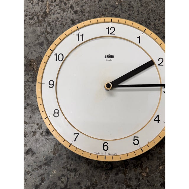 Dieter Rams + Dietrich Lubs for Braun Wall Clock, Model 4861 For Sale - Image 4 of 12