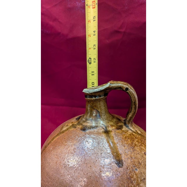19th Century Southern Alkaline Glazed Whiskey Jug For Sale In Des Moines, IA - Image 6 of 7