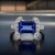 Natural Tanzanite Diamond Ring Size 6.5 14k W Gold 3.89 TCW Certified For Sale - Image 4 of 12