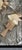 Hollywood Regency Vintage Pair of Palm Tree Leaves Metal Wall Light Sconce For Sale - Image 3 of 4