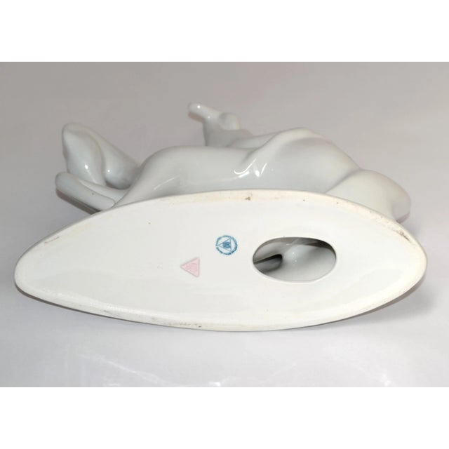 1960s Jitro Porcelain Statue by Jaroslav Ježek for Royal Dux Bohemia Sculpture For Sale - Image 10 of 12
