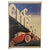 Blue Art Deco Citroen Automobile Advertising Poster, 1930s For Sale - Image 8 of 8