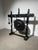 Large Gong with Carved Wooden Stand and Mallet For Sale - Image 9 of 9