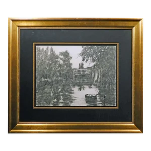 Aldo Luongo "Untitled" Signed Original Graphite Pencil Drawing Black&white