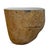 Contemporary Vintage Outdoor Boulder Stool Side Table For Sale - Image 3 of 4