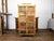 English 1900s Bamboo Cabinet with Faux Books Façade and Splaying Legs For Sale - Image 4 of 11