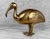 Hollywood Regency Vintage Coastal Regency Brass Ibis Bird Sculpture - 13" For Sale - Image 3 of 9