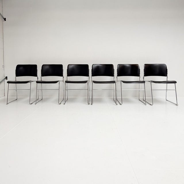 Stacking Chairs by David Rowland for Howe, 1968, Set of 6 For Sale - Image 14 of 14