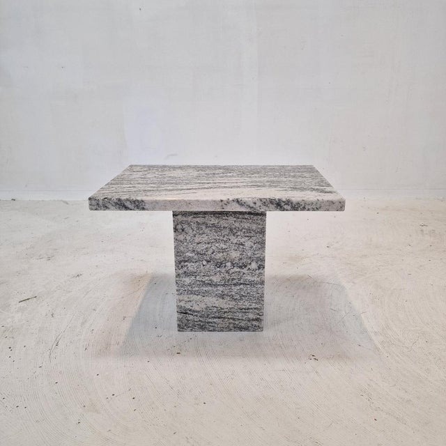 Italian Coffee Table in Granite, 1980s For Sale - Image 15 of 15