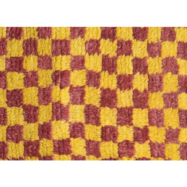 This Vintage Turkish Tulu Rug is handwoven with Angora wool on a wool kilim foundation in the Konya region of Central...