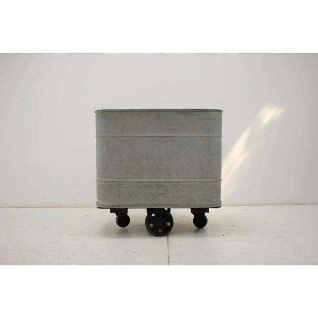 Vintage Industrial Cart by Kovo Bzenec, Czechoslovakia, 1950s For Sale - Image 4 of 11