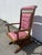 Early 20th Century Antique Traditional Spindle Wood Rocking Chair For Sale - Image 4 of 10