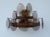 1970 Vistosi Murano Wall Light Smoked Disc - Set of 2 For Sale - Image 4 of 11