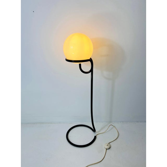 Black Floor Lamp Globe by Aldo van den Nieuwelaar for Domani Designs, Amsterdam For Sale - Image 9 of 9