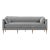Greta Sofa, Stone Linen For Sale