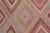 Colorful Vintage Turkish Kilim Rug - 67" X 133" For Sale - Image 9 of 13