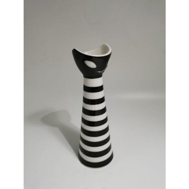 1950s Cat Figure by Janos Torok for Zsolnay, 1960 For Sale - Image 5 of 14