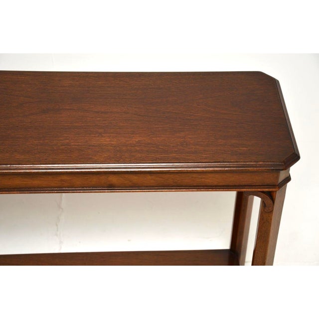 Wood Vintage Georgian Console Table, 1950s For Sale - Image 7 of 11