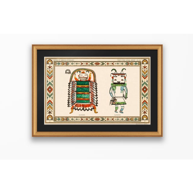 Atelier Aria Lumae Hopi Kachina Alosaka Deities Horizontal Fine Art Gallery Board Print For Sale - Image 10 of 11