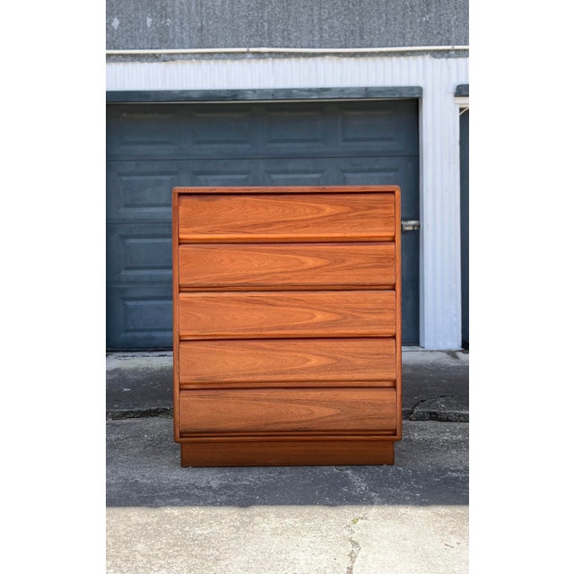 Teak Highboy Dresser or Chest of Drawers by Mobican of Canada Chairish