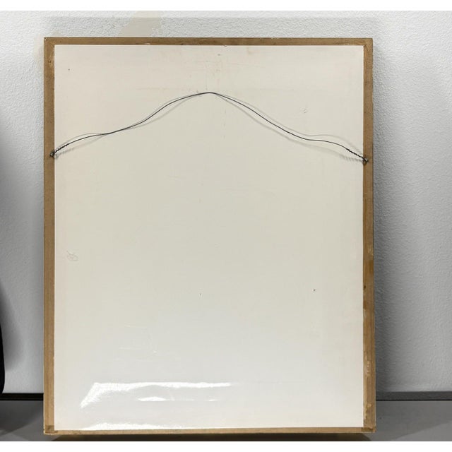 1973 Original Signed Steve LeBailly Mixed Media – "Notre-Dame De Paris" For Sale - Image 11 of 11