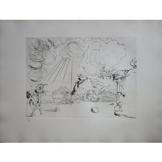 Salvador Dali, Plage à Cadaques, Etching For Sale
