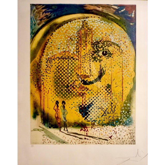 ARTIST: Salvador Dali TITLE: Sol Y Dali MEDIUM: Lithograph SIGNED: Hand Signed EDITION NUMBER: 153/200 MEASUREMENTS: 16.5"...