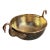 Vintage Solid Brass Swan Bowl For Sale