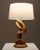 Beige Sculptural Wooden Table Lamp by Philip Heifetz For Sale - Image 8 of 11