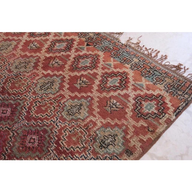 Handwoven Moroccan Rug - 6'6" X 10'6" Ft For Sale - Image 4 of 9