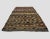 Mid-Century Modern Embroidered Vintage Turkish Kilim Rug-7'2'x10'5" For Sale - Image 3 of 7