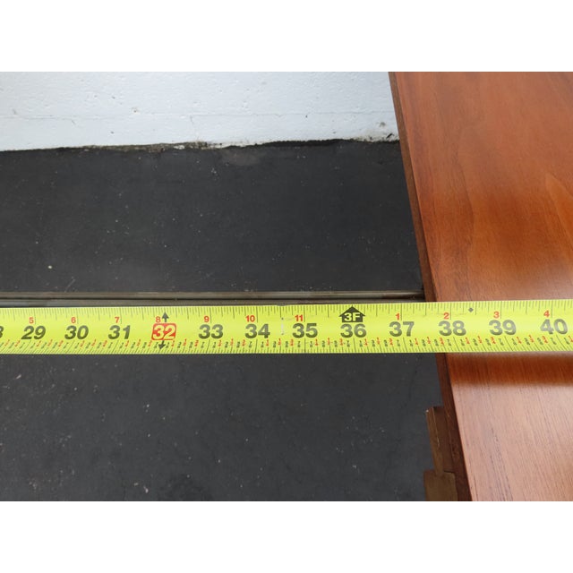Young Furniture Mid Century Floating Top Sculptura Dining Table Six Chairs 6649 For Sale - Image 14 of 18