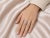 Art Deco Late 20th Century Size 6 14K White Gold Marquise Diamond Engagement Band Ring For Sale - Image 3 of 3